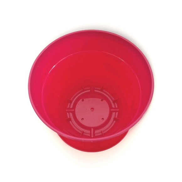 INDOOR OUTDOOR HOT PINK PLANTER 8 INCH DIAMETER  NWOT - Picture 2 of 4